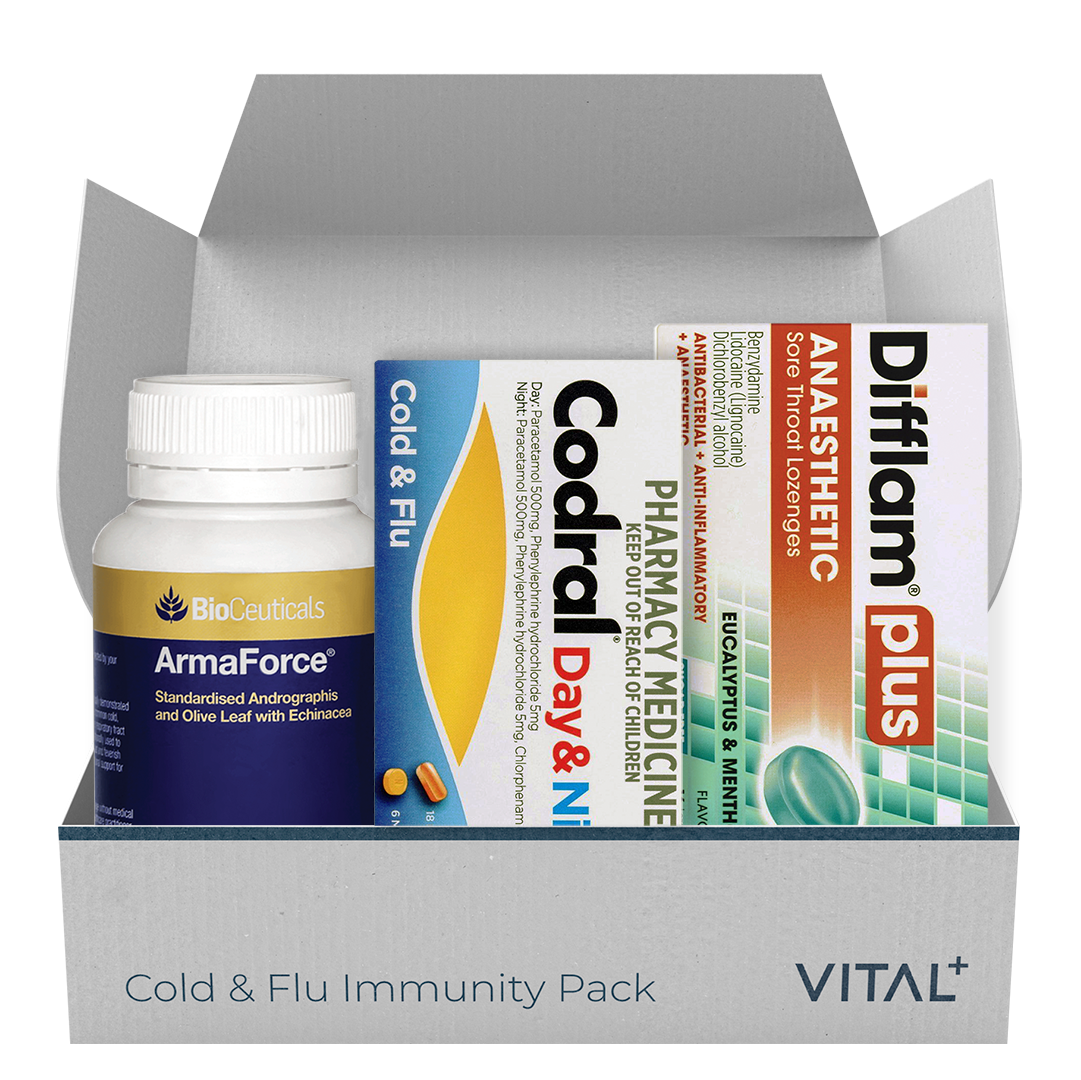 VITAL+ Cold & Flu Immunity Pack - Vital Pharmacy Supplies