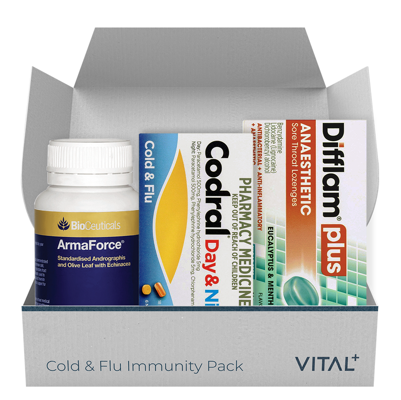 VITAL+ Cold & Flu Immunity Pack - Vital Pharmacy Supplies