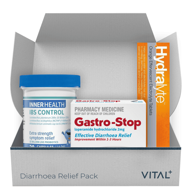 VITAL+ Diarrhoea Relief Pack - Vital Pharmacy Supplies