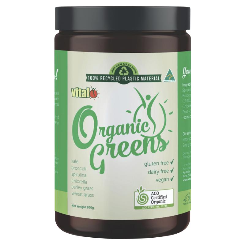 VITAL Organic Greens 200g - Vital Pharmacy Supplies