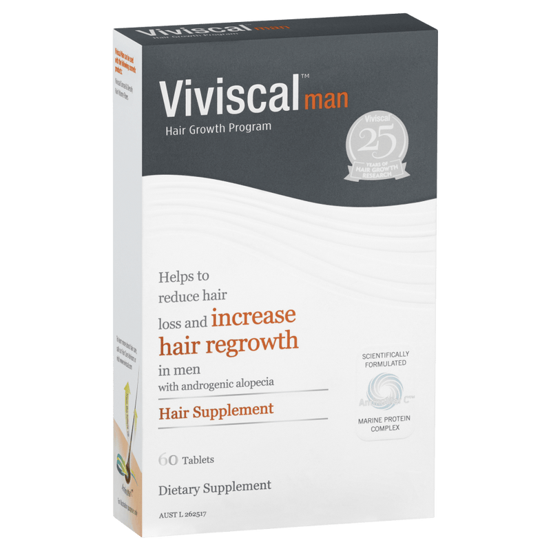 Viviscal Men's Hair Growth Supplements 60 Tablets - Vital Pharmacy Supplies