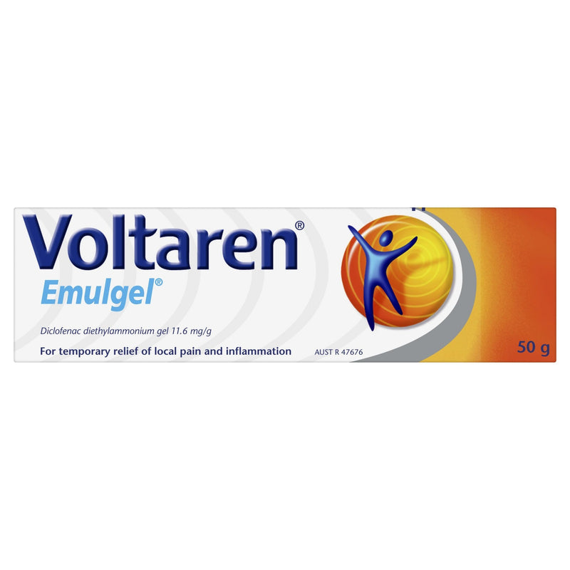 Voltaren Emulgel, Muscle and Back Pain Relief 50g - Vital Pharmacy Supplies