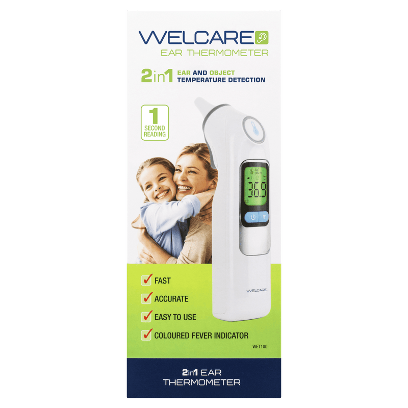 Welcare 2 in 1 Ear Thermometer - Vital Pharmacy Supplies