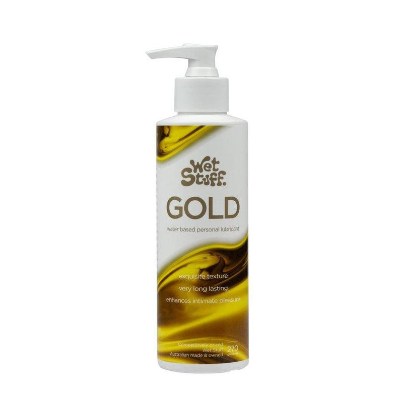 Wet Stuff Gold Water Based Lubricant 270g - Vital Pharmacy Supplies