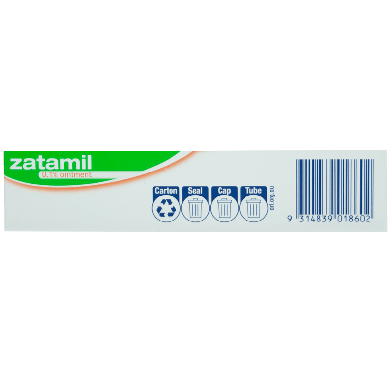 Zatamil 0.1% Ointment 15g (S3) - Vital Pharmacy Supplies