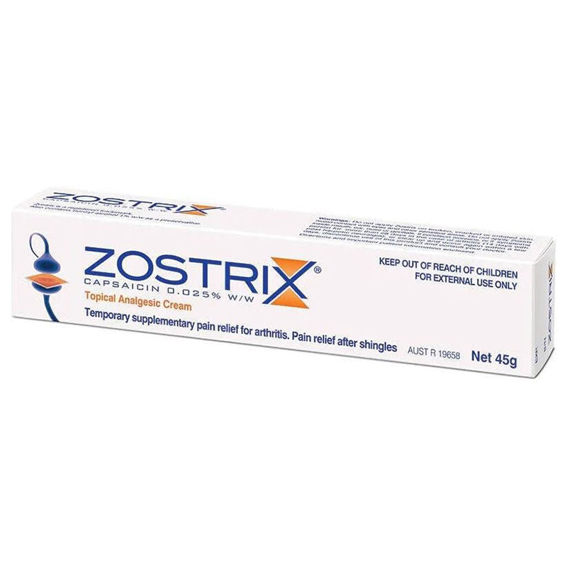 Zostrix 0.025% Topical Analgesic Cream 45g