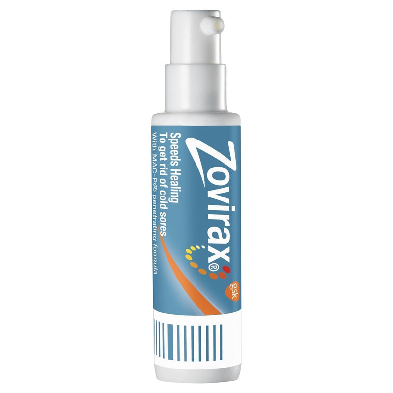 Zovirax Cold Sore Cream Pump 2g - Vital Pharmacy Supplies