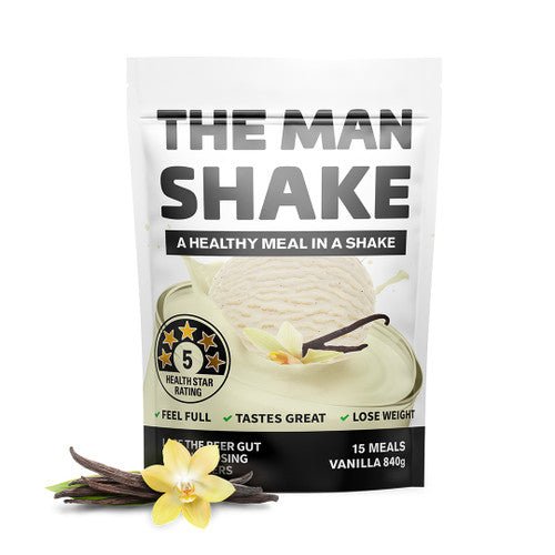 The Man Shake Vanilla 840g - VITAL+ Pharmacy