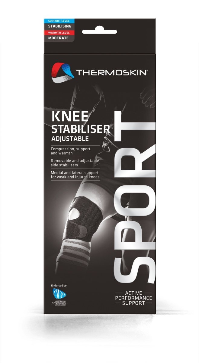 Thermoskin Sports Knee Stabiliser Adjustable - VITAL+ Pharmacy