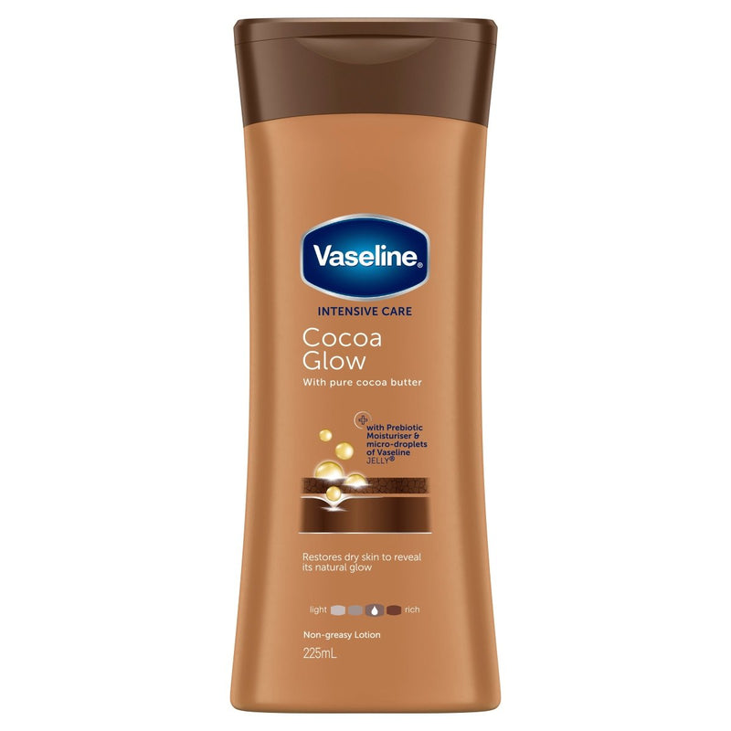 Vaseline Intensive Care Body Lotion Cocoa Glow 225mL - VITAL+ Pharmacy