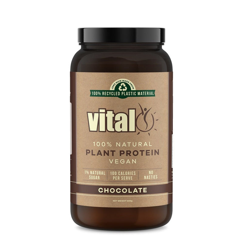 VITAL Plant Protein Powder Chocolate 500g - VITAL+ Pharmacy