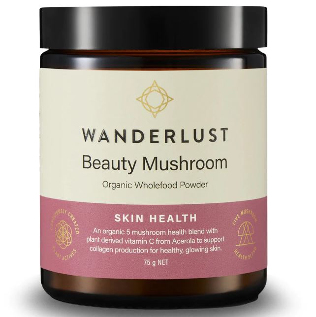 Wanderlust Beauty Mushroom Powder 75g - VITAL+ Pharmacy