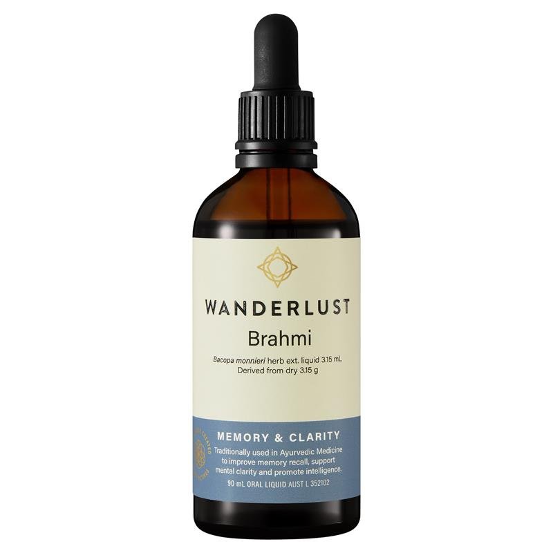 Wanderlust Brahmi Drops 90mL - VITAL+ Pharmacy