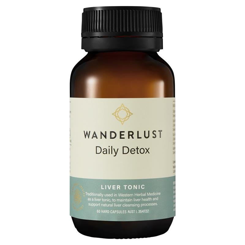 Wanderlust Daily Detox 60 Capsules - VITAL+ Pharmacy