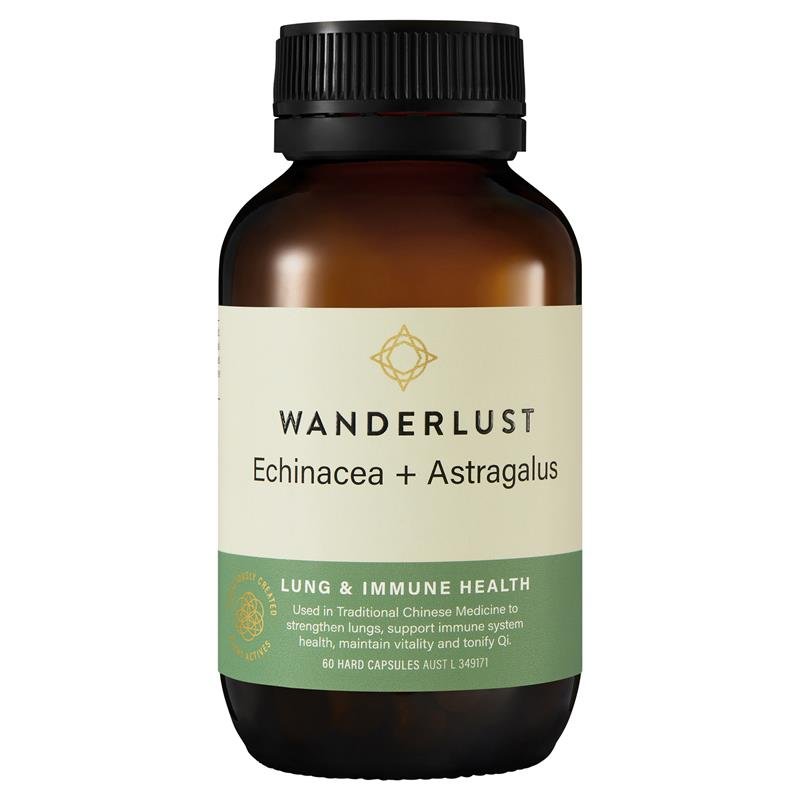 Wanderlust Echinacea + Astragalus 60 Capsules - VITAL+ Pharmacy