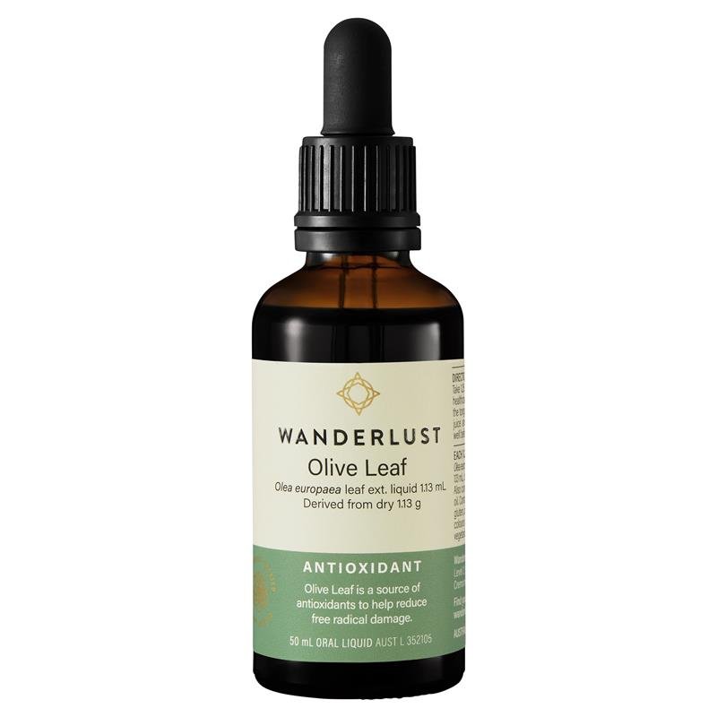Wanderlust Olive Leaf Drops 50mL - VITAL+ Pharmacy
