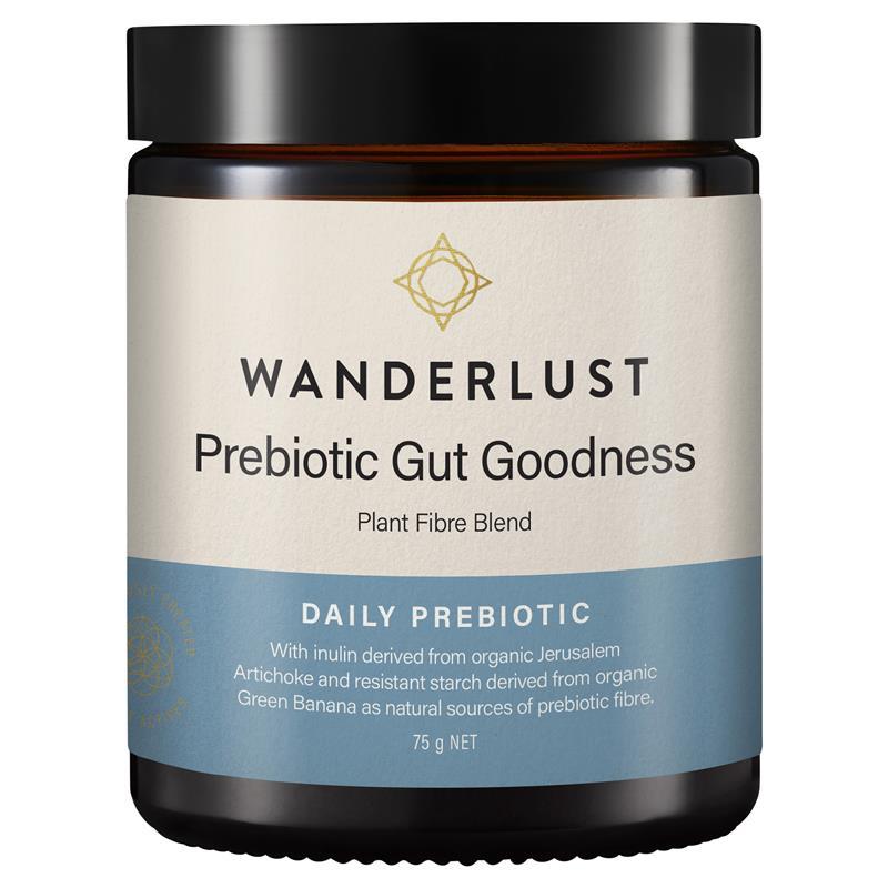 Wanderlust Prebiotic Gut Goodness 75g - VITAL+ Pharmacy