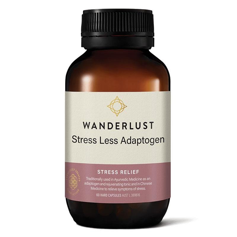 Wanderlust Stress Less Adaptogen 60 Capsules - VITAL+ Pharmacy