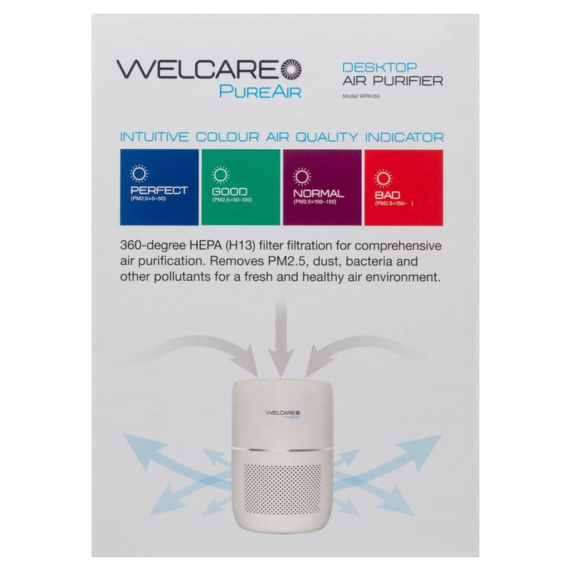 Welcare Pureair Desktop Air Purifier WPA100 - VITAL+ Pharmacy