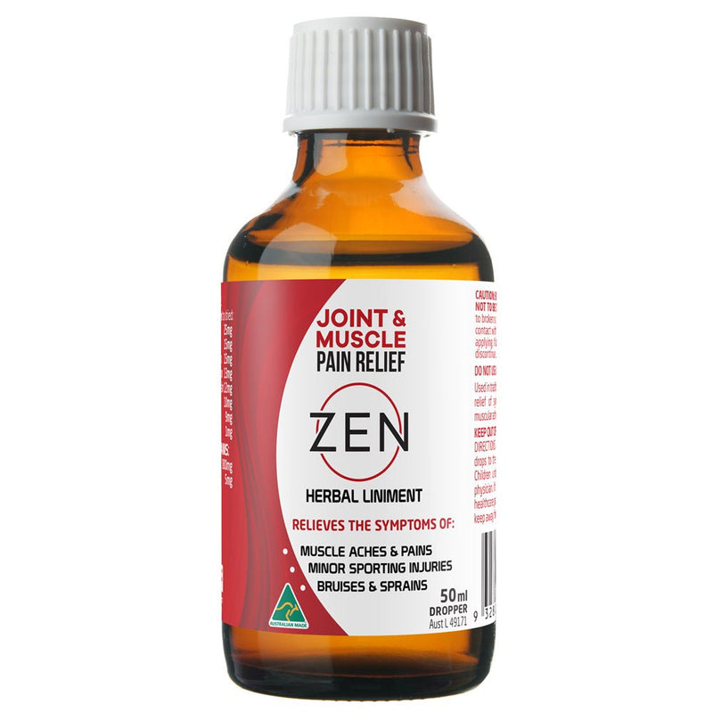 Zen Joint & Muscle Pain Relief Herbal Liniment Drops 50mL - VITAL+ Pharmacy