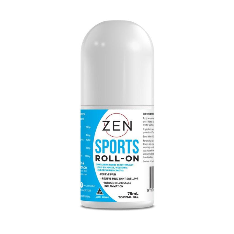 Zen Sports Roll-On Gel 75mL - Clearance - VITAL+ Pharmacy