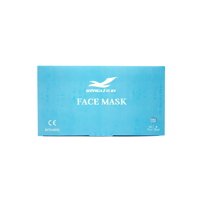 Yongli 3 Ply Surgical Mask 50 per box - Vital Pharmacy Supplies